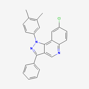 8-chloro-1-(3,4-dimethylphenyl)-3-phenyl-1H-pyrazolo[4,3-c]quinoline