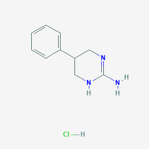 5-Phenyl-1,4,5,6-tetrahydropyrimidin-2-amine;hydrochloride