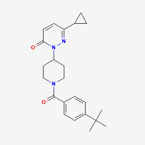2-[1-(4-Tert-butylbenzoyl)piperidin-4-yl]-6-cyclopropylpyridazin-3-one