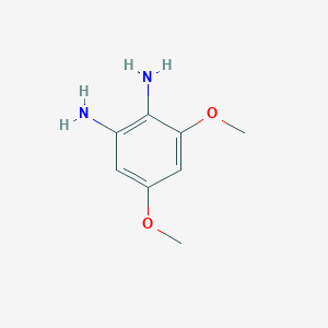 molecular formula C8H12N2O2 B2463940 3,5-Dimethoxybenzene-1,2-diamine CAS No. 1075748-44-5