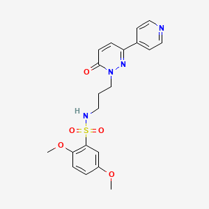 2,5-dimethoxy-N-(3-(6-oxo-3-(pyridin-4-yl)pyridazin-1(6H)-yl)propyl)benzenesulfonamide