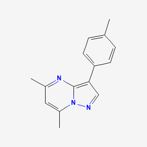 5,7-Dimethyl-3-(4-methylphenyl)pyrazolo[1,5-a]pyrimidine