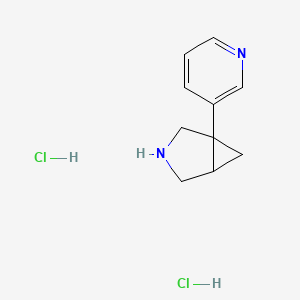 1-Pyridin-3-yl-3-azabicyclo[3.1.0]hexane;dihydrochloride
