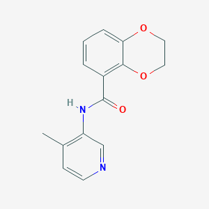molecular formula C15H14N2O3 B2464032 N-(4-methylpyridin-3-yl)-2,3-dihydro-1,4-benzodioxine-5-carboxamide CAS No. 2309732-06-5