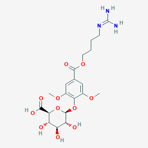 molecular formula C20H29N3O11 B2464084 Schembl21726660 CAS No. 1470302-79-4