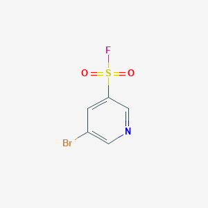 molecular formula C5H3BrFNO2S B2464151 5-Bromopyridine-3-sulfonyl fluoride CAS No. 1373307-59-5