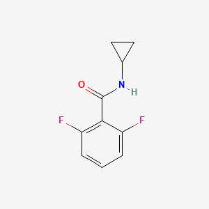molecular formula C10H9F2NO B2464173 N-cyclopropyl-2,6-difluorobenzamide CAS No. 401589-87-5