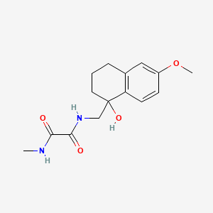 N1-((1-hydroxy-6-methoxy-1,2,3,4-tetrahydronaphthalen-1-yl)methyl)-N2-methyloxalamide