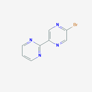 2-Bromo-5-pyrimidin-2-ylpyrazine