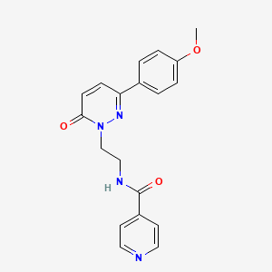 N-(2-(3-(4-methoxyphenyl)-6-oxopyridazin-1(6H)-yl)ethyl)isonicotinamide