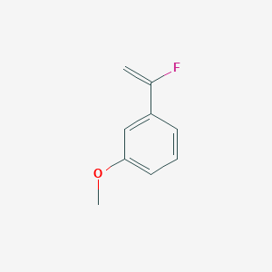 molecular formula C9H9FO B2464273 1-(1-fluoroethenyl)-3-methoxybenzene CAS No. 335290-63-6