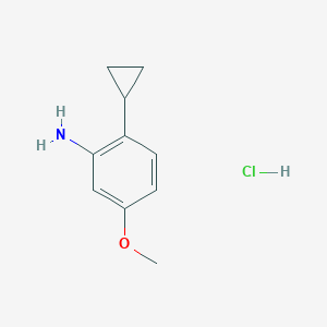 2-Cyclopropyl-5-methoxyaniline hydrochloride