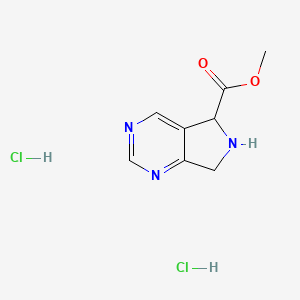 methyl 5H,6H,7H-pyrrolo[3,4-d]pyrimidine-5-carboxylate dihydrochloride