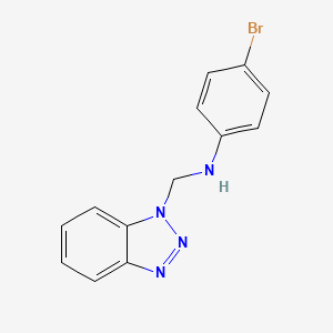 N-(1H-benzotriazol-1-ylmethyl)-4-bromoaniline