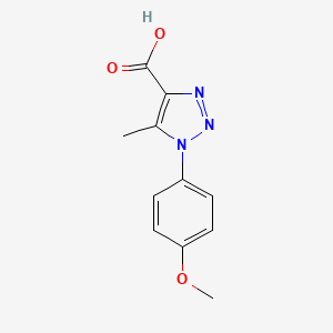 1-(4-methoxyphenyl)-5-methyl-1H-1,2,3-triazole-4-carboxylic acid