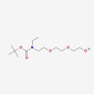 tert-butyl N-ethyl-N-{2-[2-(2-hydroxyethoxy)ethoxy]ethyl}carbamate
