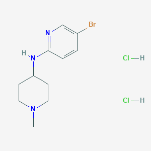 5-Bromo-N-(1-methylpiperidin-4-yl)pyridin-2-amine dihydrochloride