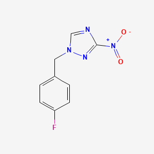 1-(4-fluorobenzyl)-3-nitro-1H-1,2,4-triazole