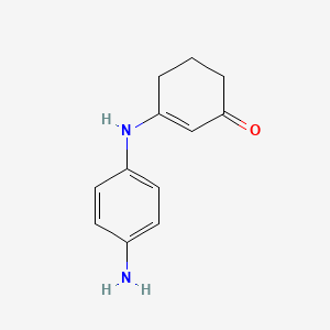 3-((4-Aminophenyl)amino)cyclohex-2-EN-1-one