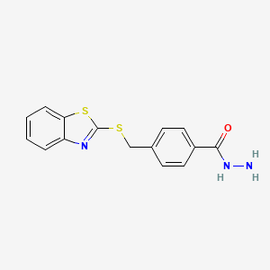 4-[(1,3-Benzothiazol-2-ylsulfanyl)methyl]benzohydrazide