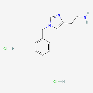 2-(1-benzyl-1H-imidazol-4-yl)ethan-1-amine dihydrochloride