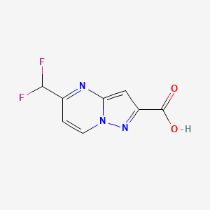 5-(Difluoromethyl)pyrazolo[1,5-A]pyrimidine-2-carboxylic acid