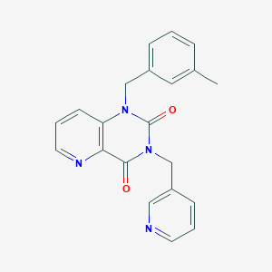 1-(3-methylbenzyl)-3-(pyridin-3-ylmethyl)pyrido[3,2-d]pyrimidine-2,4(1H,3H)-dione