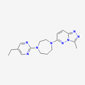6-[4-(5-Ethylpyrimidin-2-yl)-1,4-diazepan-1-yl]-3-methyl-[1,2,4]triazolo[4,3-b]pyridazine