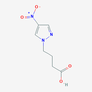 molecular formula C7H9N3O4 B2464853 4-(4-Nitro-pyrazol-1-yl)-butyric acid CAS No. 898053-45-7