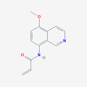 molecular formula C13H12N2O2 B2464877 N-(5-Methoxyisoquinolin-8-yl)prop-2-enamide CAS No. 2361655-66-3