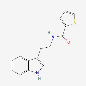molecular formula C15H14N2OS B2464890 N-[2-(1H-indol-3-yl)ethyl]thiophene-2-carboxamide CAS No. 345992-25-8