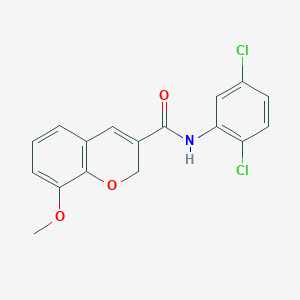 molecular formula C17H13Cl2NO3 B2464925 N-(2,5-dichlorophenyl)-8-methoxy-2H-chromene-3-carboxamide CAS No. 478048-32-7