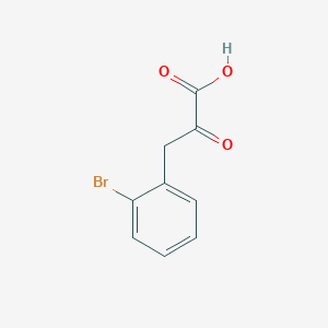 molecular formula C9H7BrO3 B2464962 3-(2-Bromophenyl)-2-oxopropanoic acid CAS No. 120240-65-5