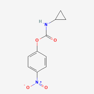 molecular formula C10H10N2O4 B2465277 4-Nitrophenyl cyclopropylcarbamate CAS No. 444288-42-0