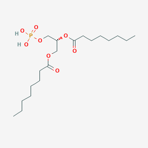 molecular formula C19H37O8P B024653 Dioctanoylphosphatidic acid CAS No. 102731-57-7