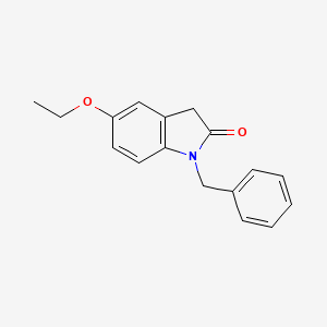 molecular formula C17H17NO2 B2465414 1-Benzyl-5-ethoxyindolin-2-one CAS No. 346577-65-9