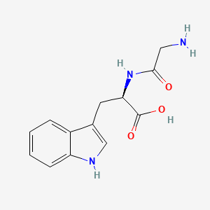 molecular formula C13H15N3O3 B2465597 H-Gly-D-trp-OH CAS No. 50632-89-8