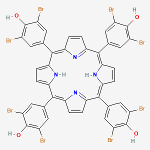 molecular formula C44H22Br8N4O4 B2465606 Tetra(3,5-dibromo-4-hydroxyphenyl)porphyrin CAS No. 125299-79-8