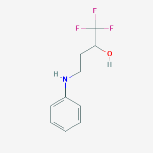4-Anilino-1,1,1-trifluoro-2-butanol