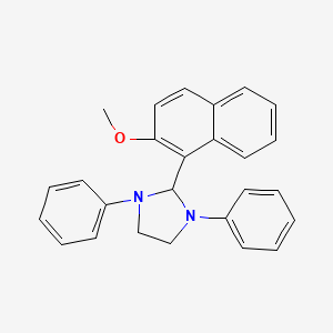 2-(2-Methoxynaphthalen-1-yl)-1,3-diphenylimidazolidine
