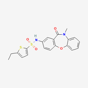 5-ethyl-N-(10-methyl-11-oxo-10,11-dihydrodibenzo[b,f][1,4]oxazepin-2-yl)thiophene-2-sulfonamide