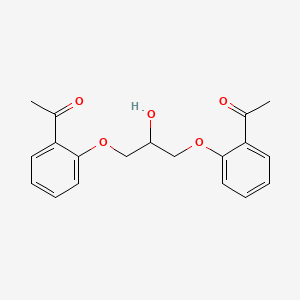 1-[2-[3-(2-Acetylphenoxy)-2-hydroxypropoxy]phenyl]ethanone
