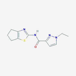N-(5,6-dihydro-4H-cyclopenta[d]thiazol-2-yl)-1-ethyl-1H-pyrazole-3-carboxamide