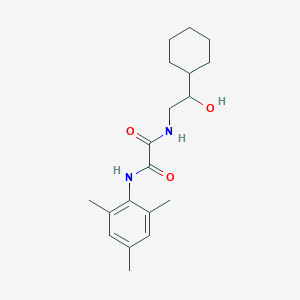 molecular formula C19H28N2O3 B2465749 N1-(2-cyclohexyl-2-hydroxyethyl)-N2-mesityloxalamide CAS No. 1351632-14-8