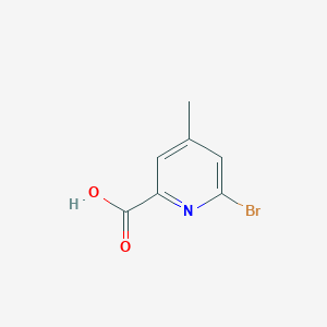 molecular formula C7H6BrNO2 B2465751 6-Bromo-4-methylpicolinic acid CAS No. 1060804-72-9