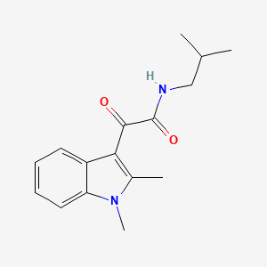 2-(1,2-dimethyl-1H-indol-3-yl)-N-isobutyl-2-oxoacetamide