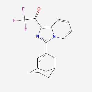 1-[3-(Adamantan-1-yl)imidazo[1,5-a]pyridin-1-yl]-2,2,2-trifluoroethan-1-one