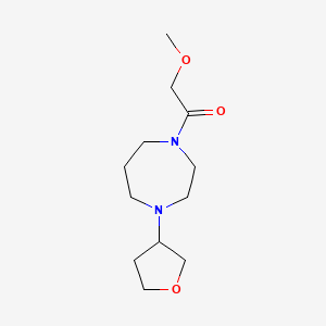 2-Methoxy-1-(4-(tetrahydrofuran-3-yl)-1,4-diazepan-1-yl)ethan-1-one