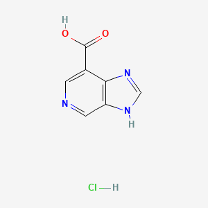 molecular formula C7H6ClN3O2 B2465841 1H-imidazo[4,5-c]pyridine-7-carboxylic acid hydrochloride CAS No. 1909326-91-5