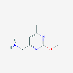 (2-Methoxy-6-methylpyrimidin-4-yl)methanamine